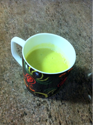 野菜とミルクがたっぷりのスープ
