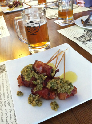 ランチタイムにビール！