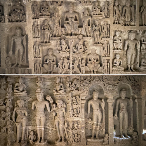 やすやすと時空を超えて 00年前の仏教遺跡が日常 インド百景 19