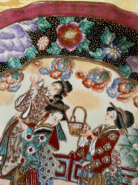 🇯🇵明治時代の「薩摩焼」のお皿も、我が家にやってきた